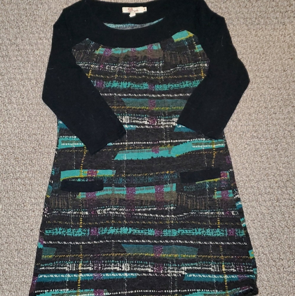 Aryeh knee length dress with pockets